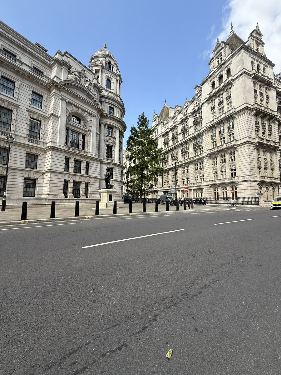 Came out of the park at the wrong time!! Security Alert in Whitehall!