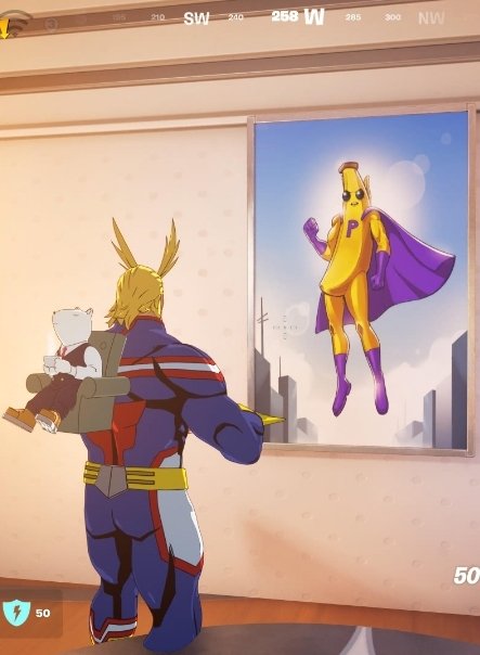 infinityguy16's tweet image. It's a bird! It's a plane! NO! Its...a banana? @Fortnite