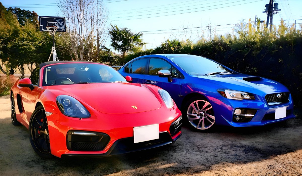 #趣味車と足車
どちらもご機嫌な相棒😁
馬力とかは似たようなスペックだけど、
魅力が全く被ってない🤩