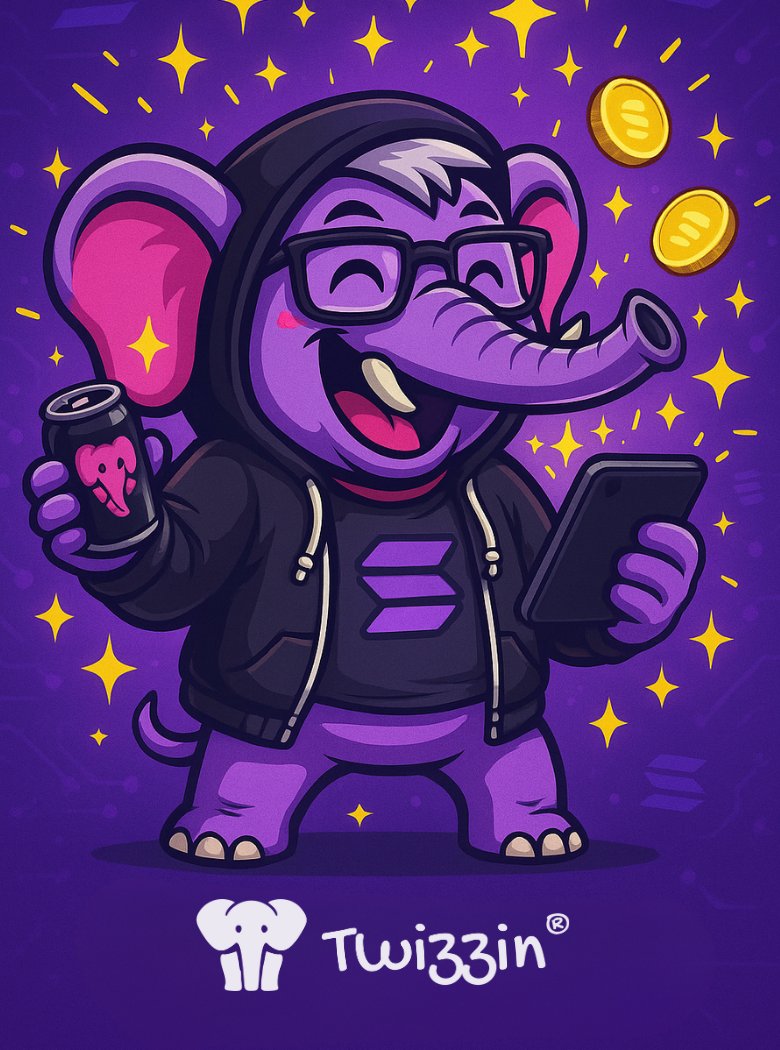 He’s not just playing games — he’s stacking knowledge 🧠🐘💰

Twizzin just made trivia fun again.

#Twizzin #Solana