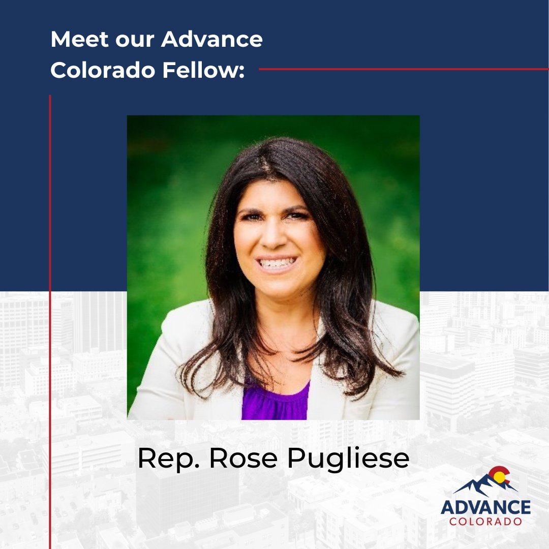 Meet House Minority Leader Rose Pugliese, one of our Advance Colorado Fellows! A strong voice for common-sense policy and Western Slope values, she brings leadership and insight to the fight for a better Colorado. #copolitics