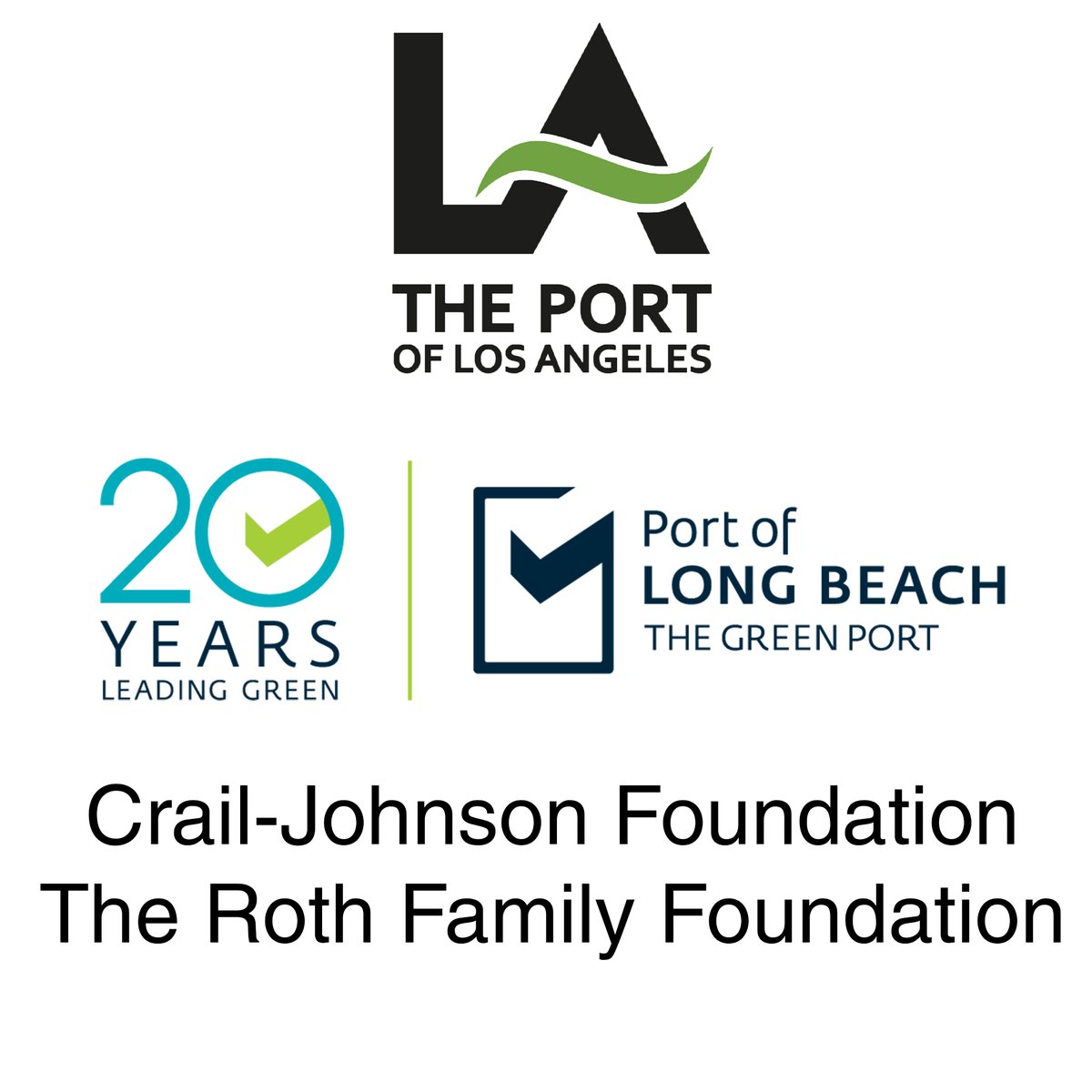We wish to give a huge thanks to our sponsors for the
<a href="/kcrw/">KCRW</a> Summer Nights event this Friday! Thanks to
@portofla <a href="/portoflongbeach/">Port of Long Beach</a> along with the Crail-Johnson Foundation and the Roth Family Foundation. Your continued support helps us bring educational entertainment.