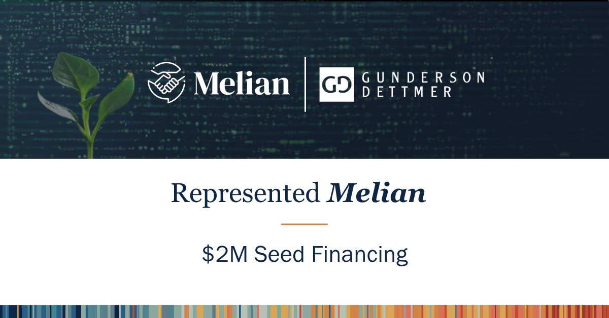 Congratulations to <a href="/GundersonLaw/">Gunderson Dettmer</a> client Melian on the announcement of its $2M Seed funding led by Hi Ventures to transform the #ecommerce experience by making product discovery easier and more intuitive for shoppers across Argentina and beyond. 
bit.ly/3HBBAvl