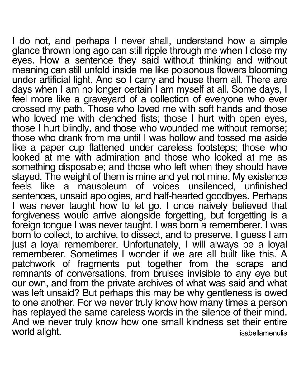 Unfortunately, I am a loyal rememberer.