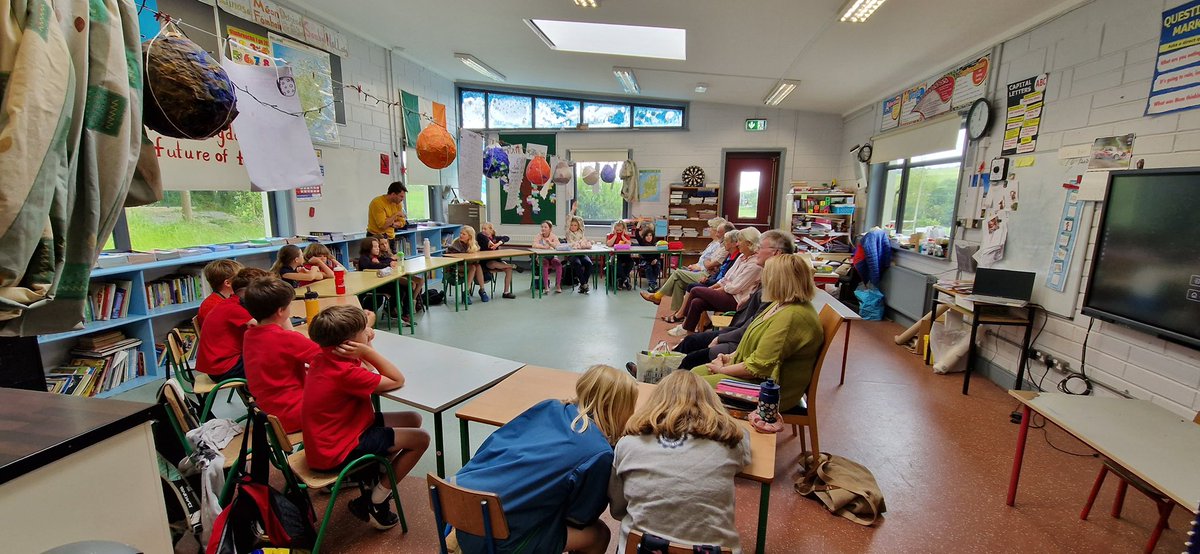 Grandparents day in the middle room