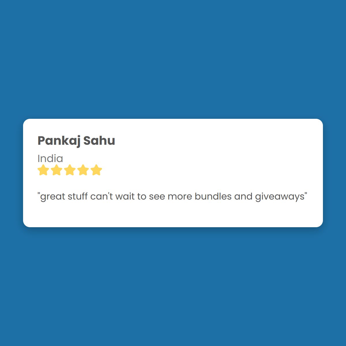So good to see amazing feedback and reviews like this!  Huge thanks to our amazing customers!