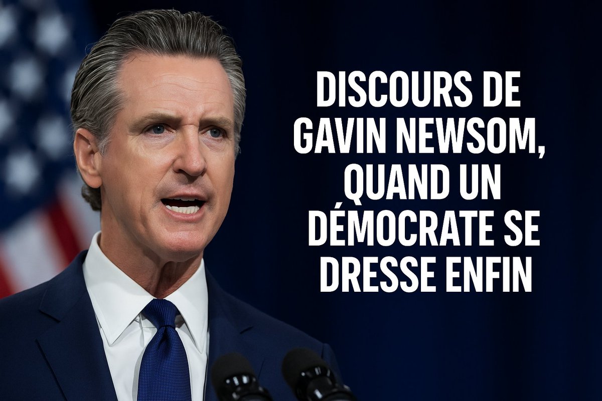 Avec le chaos qu'il a généré à L.A., Trump a fait un pari pour lancer la campagne de 2026. 
➡️ Il est désormais face à l'effet boomerang : il a réveillé les démocrates.
➡️Petit résumé de son Discours, en 10 tweets 🧵