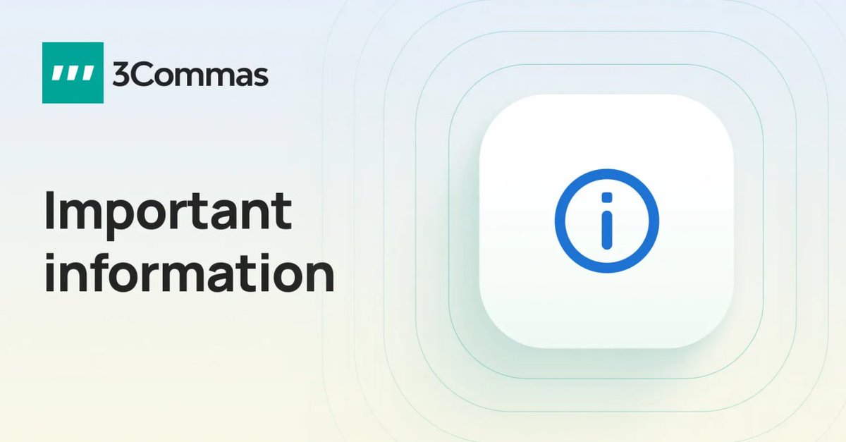 Important for #OKX Users in the EEA

Between June 11–18, <a href="/okx/">OKX</a> is migrating EEA-based users to a new platform: my.okx.com

⚠️ This change will temporarily disrupt 3Commas trading functionality for affected users — including placing, editing, or cancelling orders.

✅
