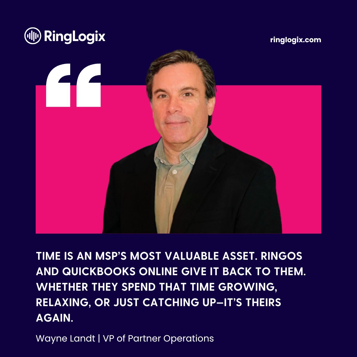 ringlogix's tweet image. You didn&apos;t become an MSP to spend hours every month billing customers and reconciling your books. That’s not a system for long term growth.
 
Now you can sync invoices from RingOS into QuickBooks!

Learn More 👉👉
hubs.la/Q03m_sQ00

#RingOS #QuickBooks #MSP #VoIP #UCaaS