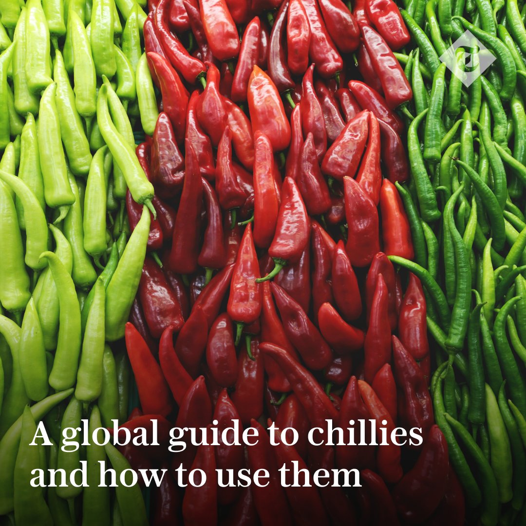 🌶️ Chillies are a staple in cuisines all over the globe

Here’s how to make the most of them, according to chefs and food writers ⬇️
telegraph.co.uk/food-and-drink…