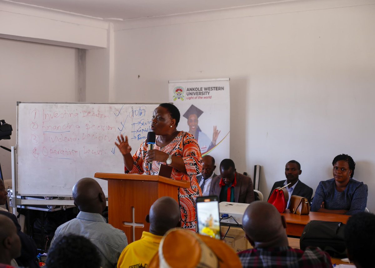 Ankole Western University (@ankolewesternun) on Twitter photo Today, AWU hosted a workshop in collaboration with Sheema Municipality MP Hon. <a href="/Kateshd/">Dicksons C Kateshumbwa</a>, District Woman MP Hon. <a href="/Nyakikongoro_R/">Nyakikongoro Rosemary</a> Rosemary, and <a href="/nssfug/">NSSF Uganda</a>. The focus of the workshop was on strengthening the economic capacity of the Sheema Municipality community through SACCOS. Today, AWU hosted a workshop in collaboration with Sheema Municipality MP Hon. <a href="/Kateshd/">Dicksons C Kateshumbwa</a>, District Woman MP Hon. <a href="/Nyakikongoro_R/">Nyakikongoro Rosemary</a> Rosemary, and <a href="/nssfug/">NSSF Uganda</a>. The focus of the workshop was on strengthening the economic capacity of the Sheema Municipality community through SACCOS.