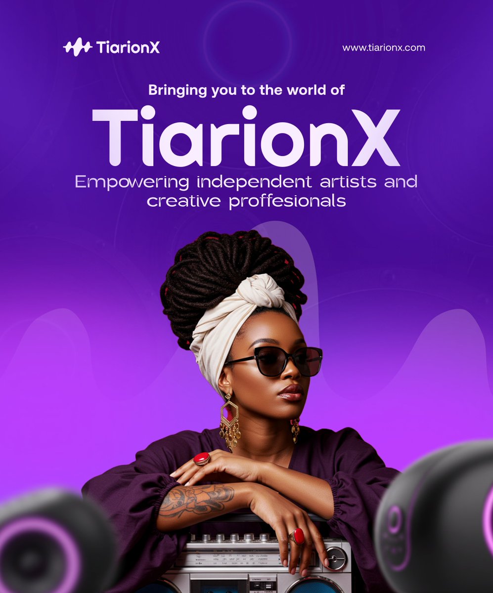 Tiarionx's tweet photo. We’re not just building a platform, we’re building a movement.

TiarionX empowers independent artists and creative pros to get seen, heard, and paid, no gatekeepers.

Your voice matters.
Your time is now.
#TiarionX #IndieArtistSupport #YourSoundMatters #ForCreatorsByCreators https://t.co/s2PhKRAjlI