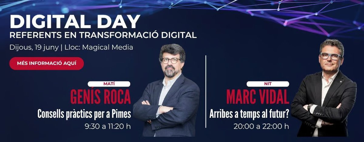 INVELON Technologies (@invelontech) on Twitter photo ¿Quieres que tu pyme dé el salto hacia la digitalización y la IA?
El 19 de junio participaremos en la mesa redonda del evento organizado por la <a href="/cambralleida/">Cambra Comerç Lleida</a>, aportando nuestra visión y experiencia en el sector.
¿Nos vemos allí?
forms.office.com/Pages/Response… ¿Quieres que tu pyme dé el salto hacia la digitalización y la IA?
El 19 de junio participaremos en la mesa redonda del evento organizado por la <a href="/cambralleida/">Cambra Comerç Lleida</a>, aportando nuestra visión y experiencia en el sector.
¿Nos vemos allí?
forms.office.com/Pages/Response…