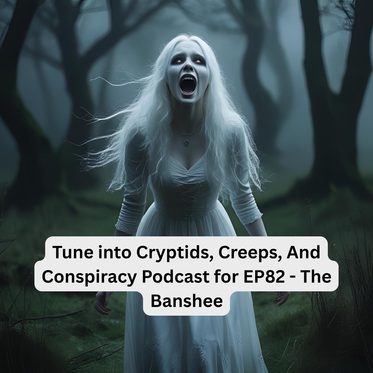 CloakedNCosmic's tweet photo. Listen for a shrieking good time!

https://t.co/Z7YhpqNQyj

@twistedanduncorked 

#banshee #ireland #irishfolklore #celtic #celticfolklore #thebanshee #creepy #soooky #scary #fae #paranormal #podcast #paranormalpodcast #femalepodcaster #spreaker #spotify #applepodcast https://t.co/IuPLdYmOo8