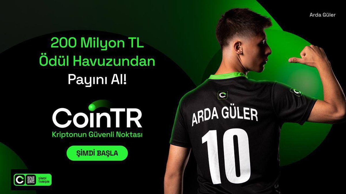 CoinTR l Arda Güler Kampanyası🔥🔥🔥

✅Adımlar:
📈Kampanyaya katıl kayıt ol, KYC Tamamla - 250 TL Kazan!
📈USDT/TRY hariç, Kampanya süresince 3 Farklı Günde 1000'er TL değerinde İşlem Tamamla – 750 TL Kazan! (Her gün için 250 TL)

🪡 Kampanya'ya Kayıt Ol butonuna tıklamayı
