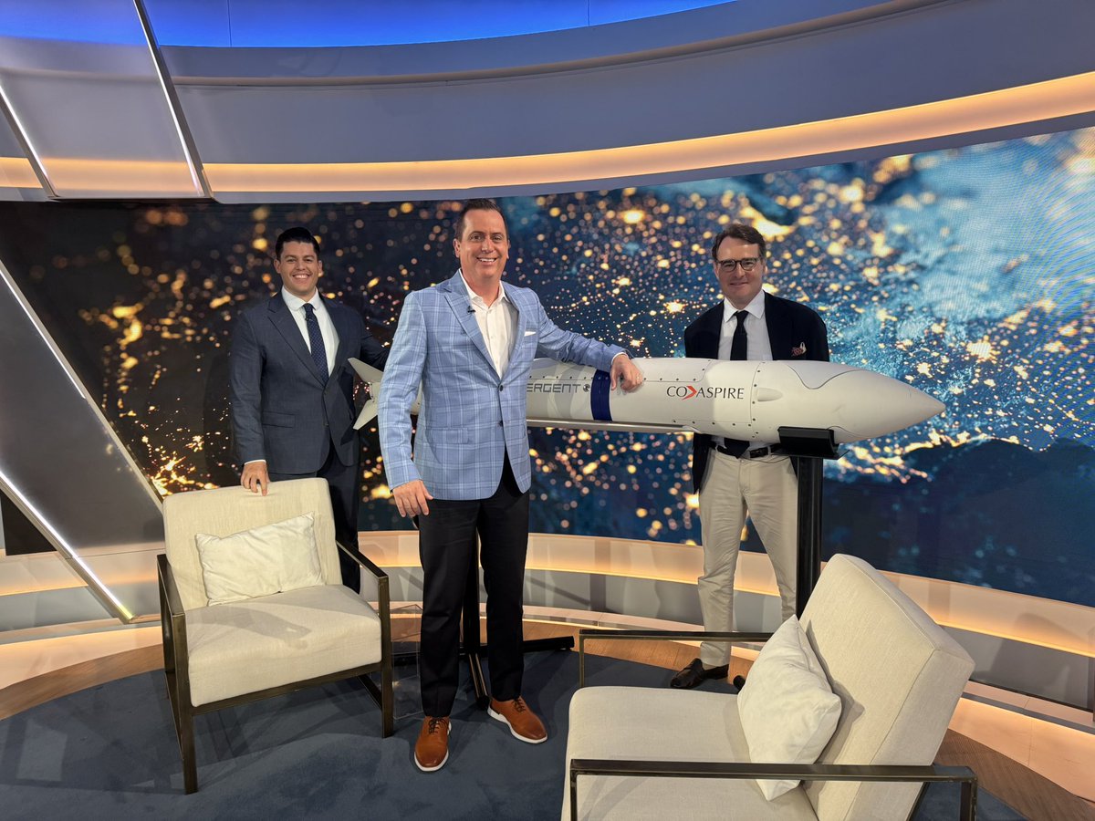 Never a dull moment on <a href="/MorningsMaria/">Mornings with Maria</a> 🚀🚀🚀

<a href="/JonforFairfax/">Jonathan Fahey</a> 
<a href="/AJInsight/">Adam Johnson</a>