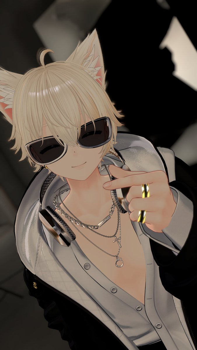 #彼方3D  かっこ良過ぎるッ！買って良かった！！

この衣装 衣装の表示/非表示する機能無かったので
Avater menu creatorで表示/非表示を切り替えられるようにした！
