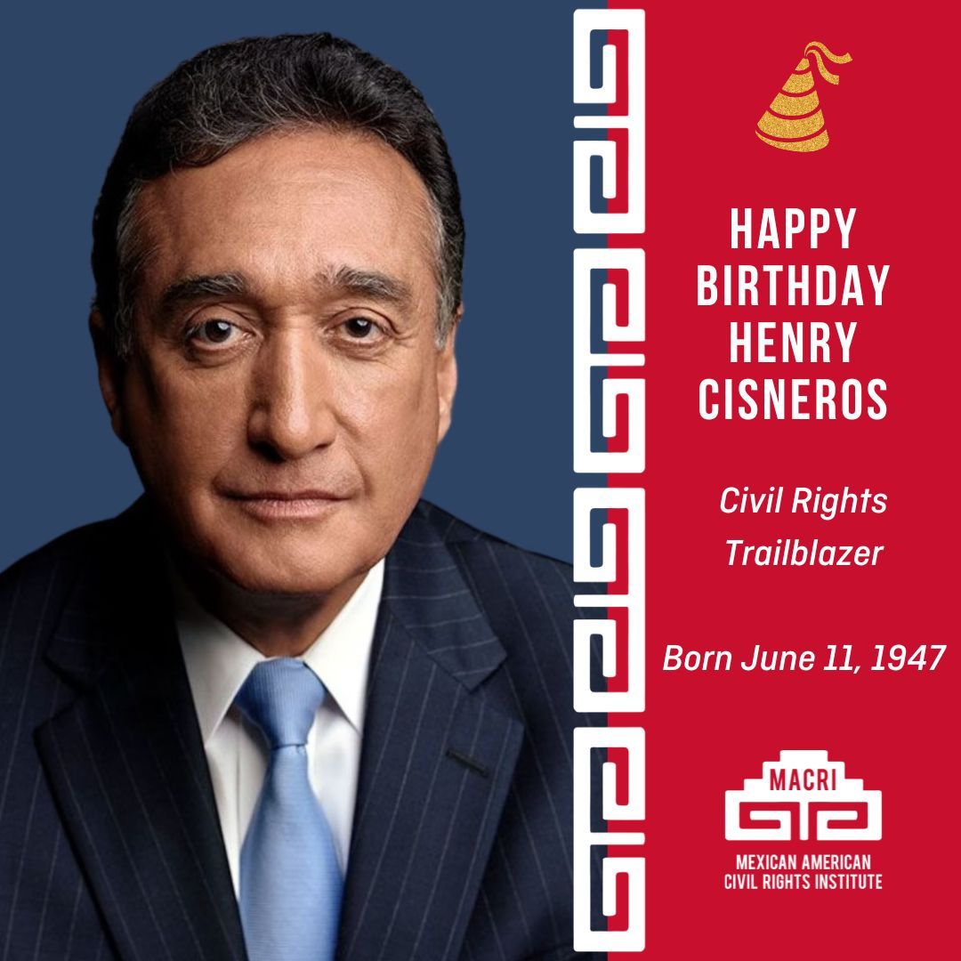 Born #OTD in 1947, Dr. Henry Cisneros served three terms on the San Antonio City Council and became the first Latino mayor of a major US city in the modern era when elected Mayor of San Antonio in 1981.