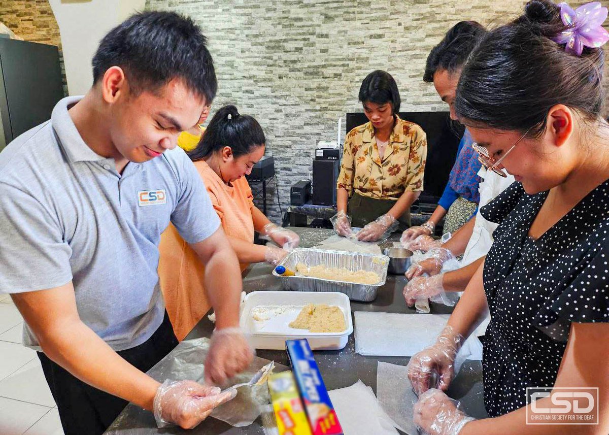 CFO_CSD's tweet image. STA. ROSA CITY, LAGUNA – The Christian Society for the Deaf (CSD) conducted an Espasol Making activity. Deaf brethren who attended this activity truly enjoyed it, thus strengthening their faith and fostering camaraderie with the CSD Officers.

#CSDEspasolMaking