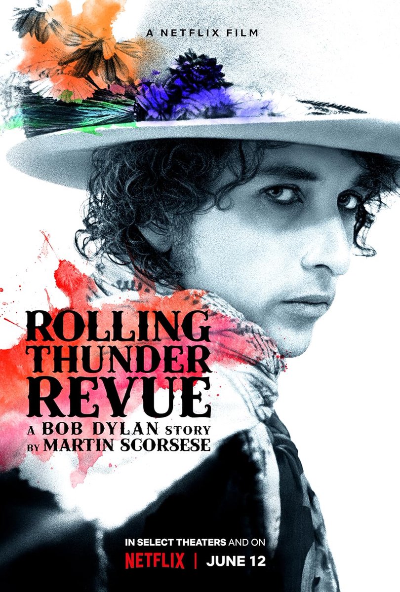 🚨 on this day in 2019, Rolling Thunder Revue: A Bob Dylan Story by Martin Scorsese released