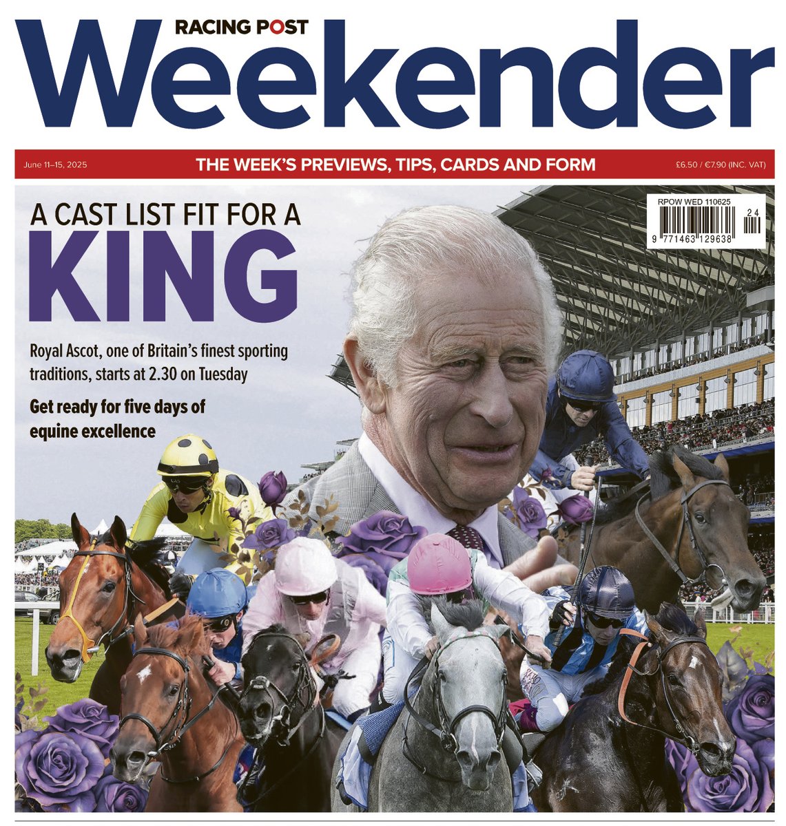 Inside this week's <a href="/RPWeekender/">Weekender</a> 🗞️

🎩 Big-race previews, cards and tips for Tuesday's Royal Ascot 
🏇 Georgia Cox talks with Lambourn-based trainer Archie Watson 
🐾 Greyhound Derby Final selections from Tony Bullen 

PLUS much more.... IT'S OUT NOW!
