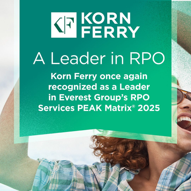ThomasASchleime's tweet photo. We’ve got exciting news! 🎉 Korn Ferry has been named a global leader in Recruitment Process Outsourcing (#RPO) by Everest Group’s PEAK Matrix. A huge shoutout to our amazing teams around the world https://t.co/SZWCM8upwK https://t.co/8wEOZvLvSX https://t.co/kxdjIBDpJv