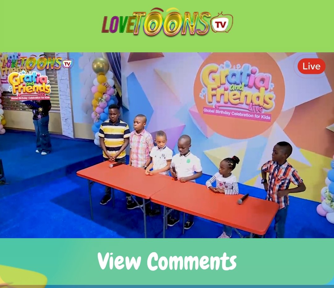 Lovetoons4kids's tweet photo. STILL SHOWING ON LOVETOONS TV!
πππΌπππΌ πΌππΏ ππππππΏπ ππππ (ππππ½πΌπ π½πππππΏπΌπ πΎππππ½ππΌππππ πππ πππΏπ)
Streaming live on π¬π¬π¬.π‘π€π«ππ©π€π€π£π¨.π©π«
#GratiaAndFriends
#Lovetoonstv
#CelebrationTime
#GAFL
#Lovetoons https://t.co/29ICq6uSz8