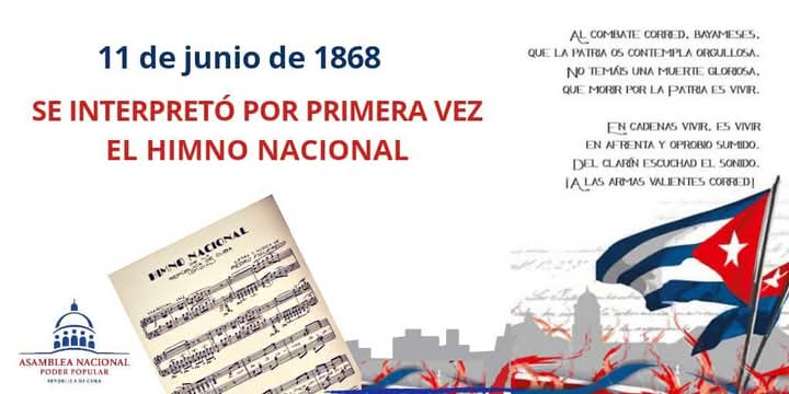 Aniversario 157 de la interpretación por primera vez del himno nacional de #Cuba
#CubaViveSuSuHistoria
#CienfuegosXMásVictorias 
#DeZurdaTeam