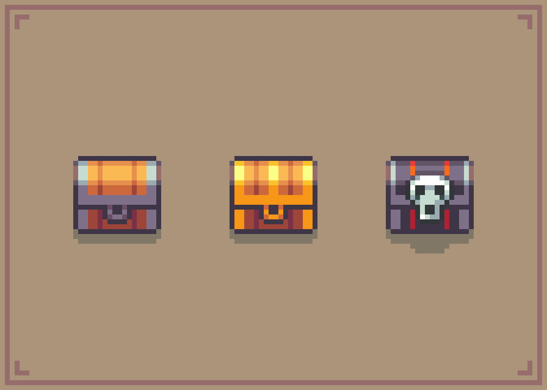 Dungeon chests
#pixelart #aseprite #ドット絵
