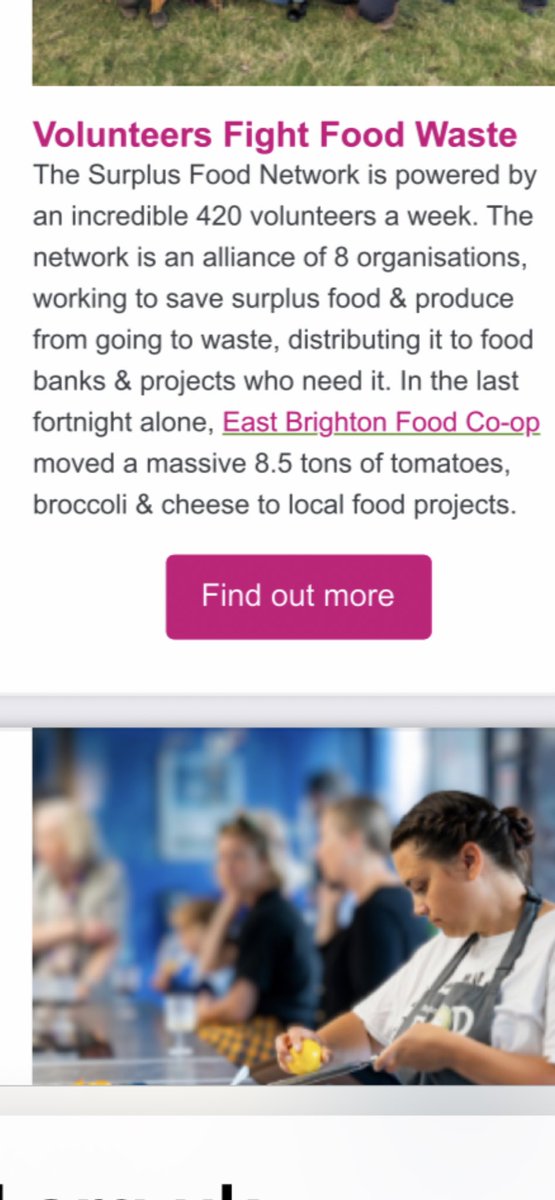East Brighton Food Co-operative (@ebfoodcoop) on Twitter photo <a href="/EBFoodCoop/">East Brighton Food Co-operative</a> were front page news π° 4years ago and we are still smashing itπ¨βπ³cooking up & delivering the daily gourmet meals ππ across <a href="/BrightonHoveCC/">Brighton & Hove City Council</a> . Rescuing cheeses π§ fresh fruits π, vegetables π
π« by the pallet load π <a href="/PioneersPost/">Pioneers Post</a> <a href="/TNLComFund/">The National Lottery Community Fund</a> <a href="/EBT_UK/">East Brighton Trust</a> <a href="/EnjoolataF/">Enjoolata Foundation</a> <a href="/EBFoodCoop/">East Brighton Food Co-operative</a> were front page news π° 4years ago and we are still smashing itπ¨βπ³cooking up & delivering the daily gourmet meals ππ across <a href="/BrightonHoveCC/">Brighton & Hove City Council</a> . Rescuing cheeses π§ fresh fruits π, vegetables π
π« by the pallet load π <a href="/PioneersPost/">Pioneers Post</a> <a href="/TNLComFund/">The National Lottery Community Fund</a> <a href="/EBT_UK/">East Brighton Trust</a> <a href="/EnjoolataF/">Enjoolata Foundation</a>