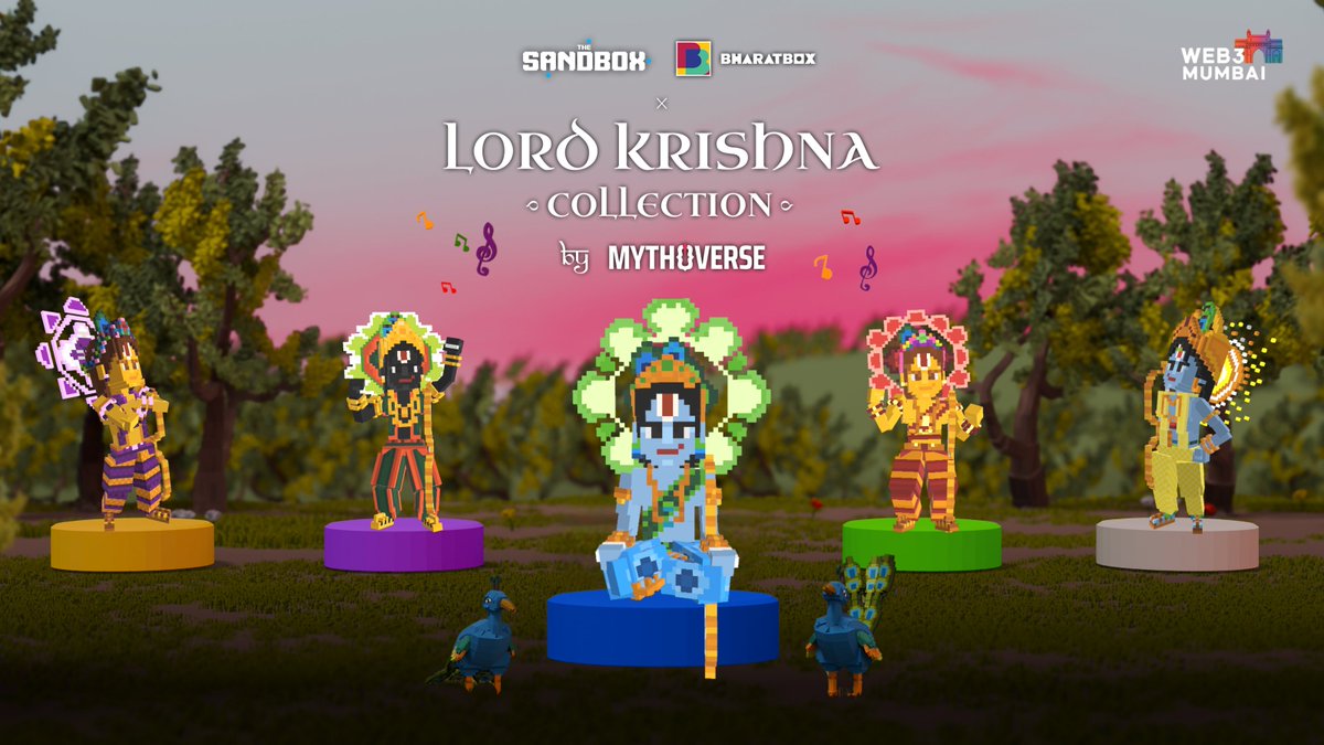 BharatBox (@thesandboxindia) on Twitter photo This one’s for you, <a href="/weareWeb3Mumbai/">Web3 Mumbai</a>! 😎🇮🇳
🔹 The Lord Krishna Collection is now LIVE to mint
🔹 And last night, He began a sacred journey
5 rarities. 2,850 avatars. 62,550 SAND in rewards
👀👉 What's not to desire?
Let’s show 'em our faith, bhai log ▶️ bit.ly/43sfTq6 This one’s for you, <a href="/weareWeb3Mumbai/">Web3 Mumbai</a>! 😎🇮🇳
🔹 The Lord Krishna Collection is now LIVE to mint
🔹 And last night, He began a sacred journey
5 rarities. 2,850 avatars. 62,550 SAND in rewards
👀👉 What's not to desire?
Let’s show 'em our faith, bhai log ▶️ bit.ly/43sfTq6