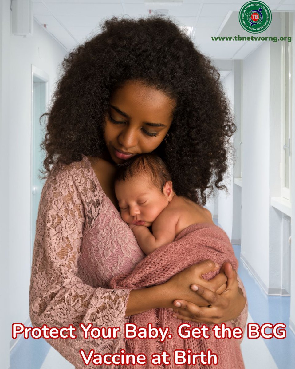 TBNetworkcso's tweet image. 💉 The BCG vaccine protects infants from severe forms of TB, like TB meningitis.
Don’t delay—make sure your baby is vaccinated today!
#ProtectOurFuture #BCGVaccine #EndTB #Immunization