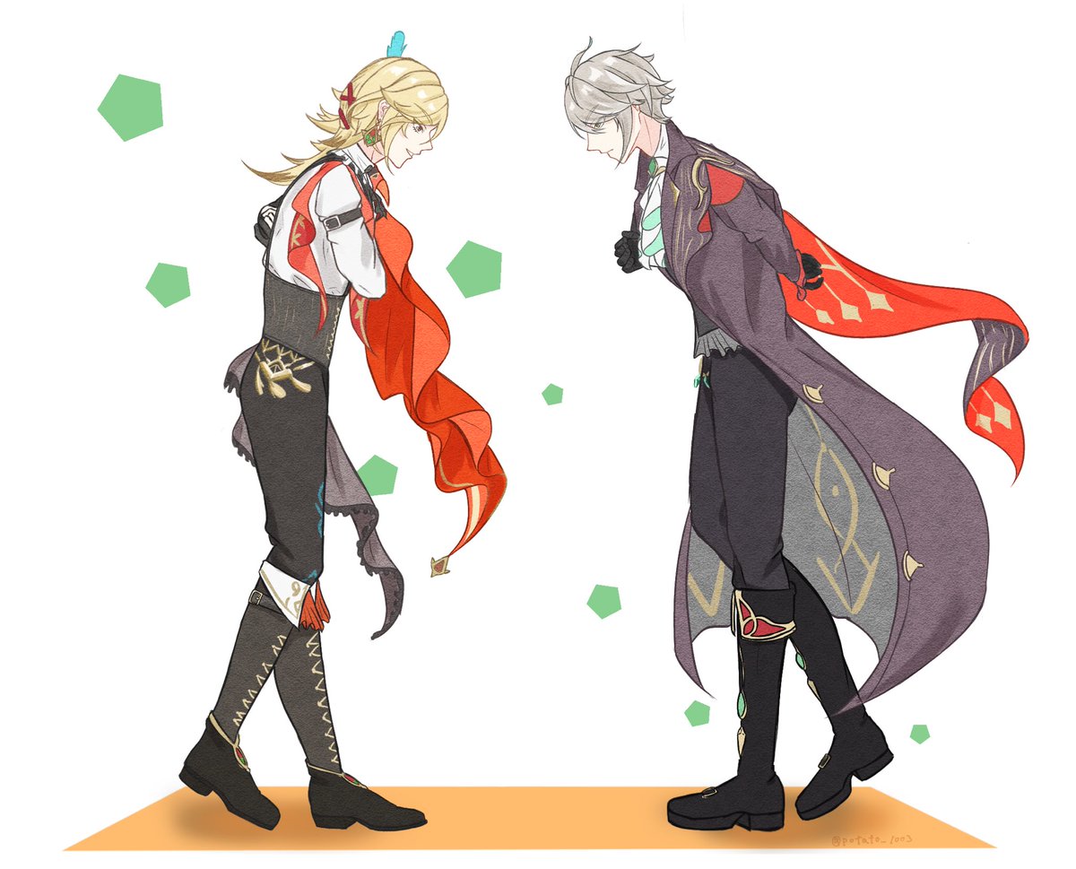 ちょっと背景意味わかんないかも
 #GenshinImpact   #Kaveh  #Alhaitham