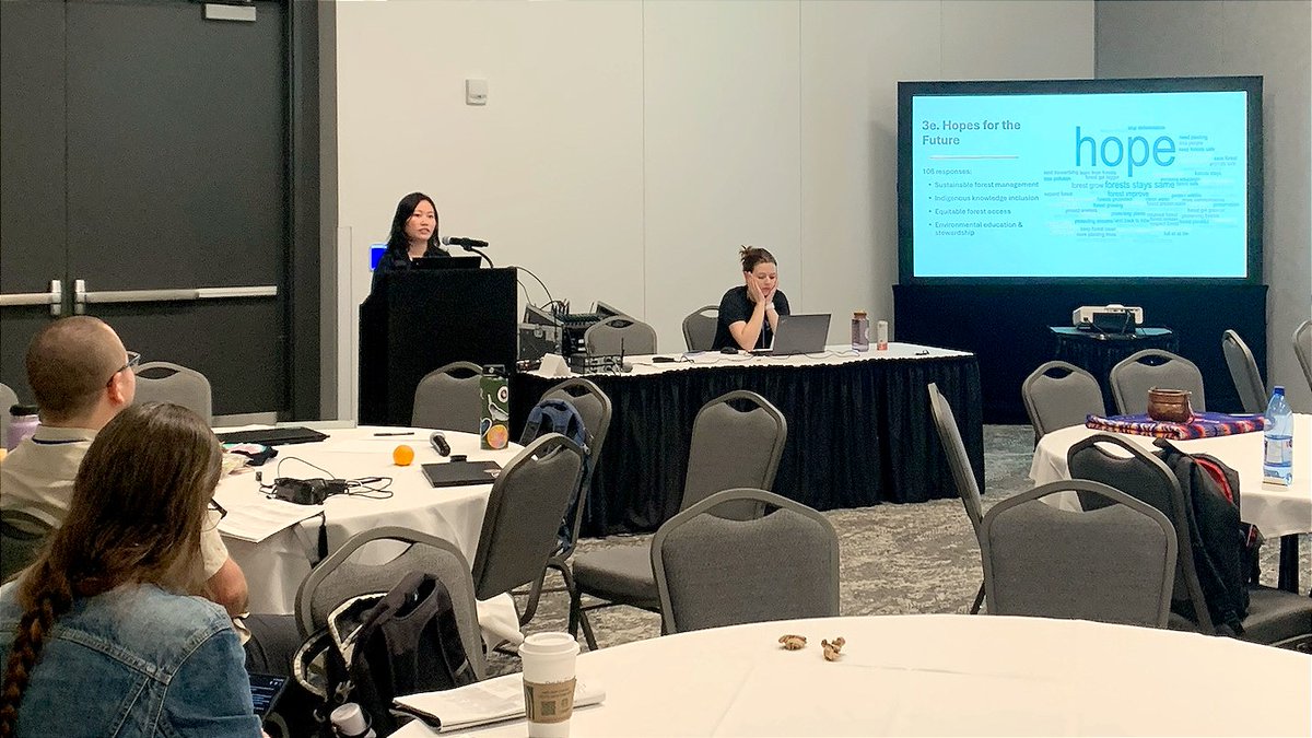 mtu_glrc's tweet image. Last week, GLRC member Valoree Gagnon and her PhD student Mai Anh Tran attended the IAGLR conference. Mai Anh greeted people from the GLRC booth and presented on her research! #GreatLakesResearch #GreatLakes #TheGreatLakes #PhD