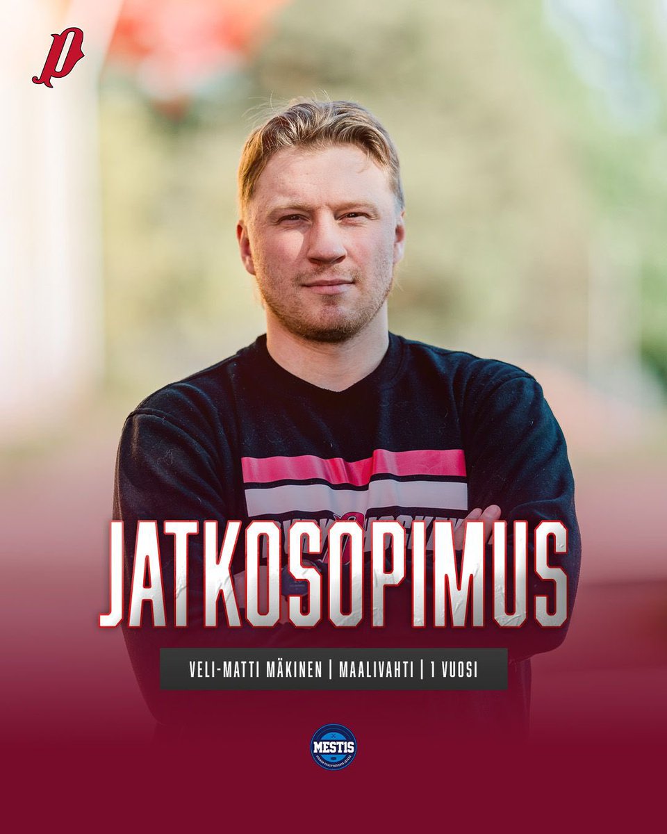 Mestarivahti on Pyryn mies Mestiksessäkin | Veli-Matti Mäkinen jatkaa Pyryn tolppien välissä yksivuotisella sopimuksella 📝

Tiedote : pyryhockey.com ✍🏻

#PyryHockey #Mestis