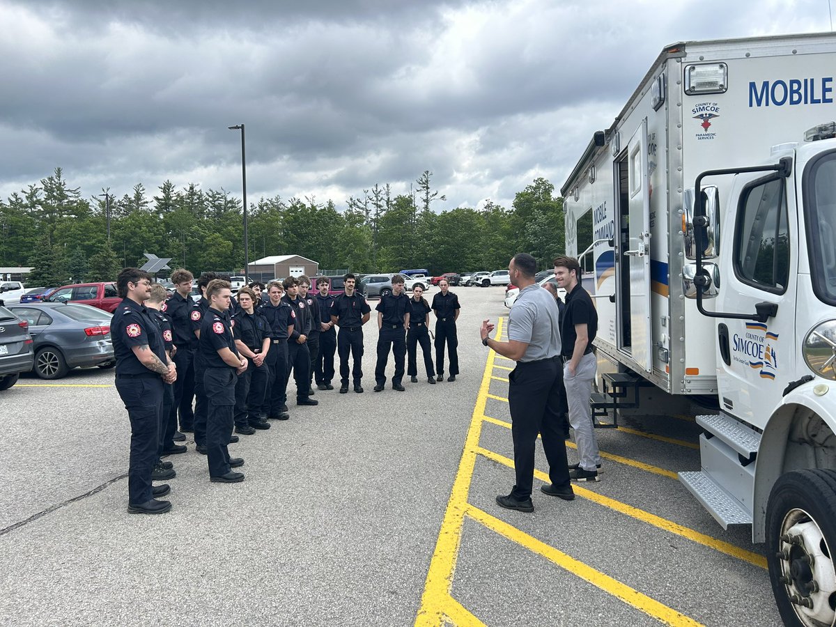 Thank you @countyofsimcoe for welcoming the <a href="/georgiancollege/">Georgian College</a> semester 3 FIRE students for an emergency management presentation and site visit. 

We're excited to join @countyofsimcoe for the upcoming exercise.