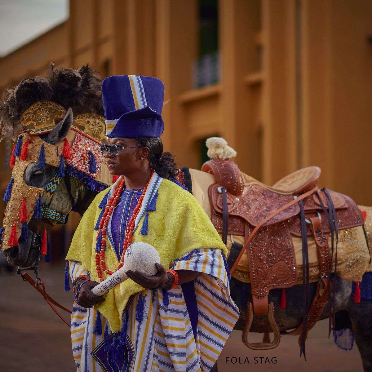 SheikMouJabaa's tweet photo. The colours used were inspired by Princess Desile's look. They are perfectly balanced, and scored highly for accessibility, further buttressing my desire to use them.
The palette:
#22328F: Deep royal blue
#F1D75C: Warm yellow
#D2403F: Vibrant red
#C9A66B: Gold-beige
#2E2E2E: Coal https://t.co/RcNrXwzzG6