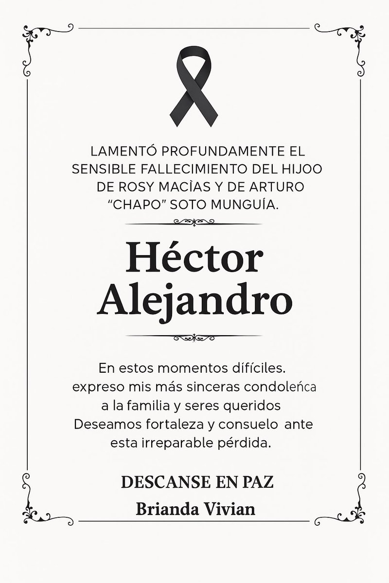 Un abrazo mi querido <a href="/Chaposoto/">Arturo Soto Munguía</a> 🕊️😔