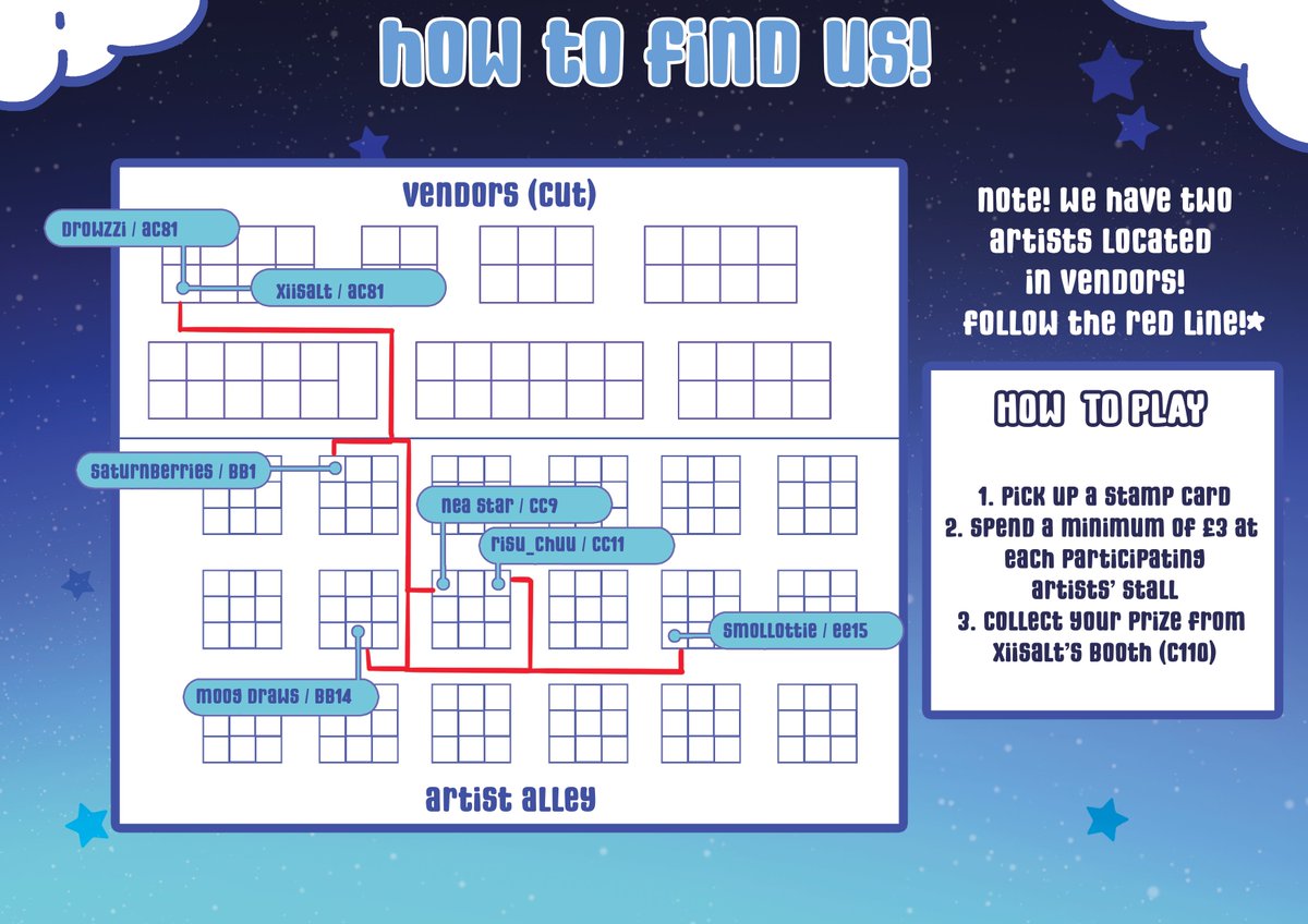Smol_Lottie_VT's tweet image. come check us out!!! vtuber stamp rally @ animecon~
check out these mazing artist fwends!!!!
Join to do the stamp rally and get this cute amazing prize!!!
#animecon #vtuber #stamrally #convention #comiccon