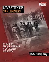 💥11 Junio 1979

León: en el Barrio San José fue recuperado un Tanque Sherman por las fuerzas guerrilleras del Frente Sandinista de Liberación Nacional (FSLN)

<a href="/Amanecerabz/">#TodosSomosDaniel🇳🇮Amanecerabz</a>
<a href="/CarlosEmilioDH/">Carlos Emilio Lopez</a>
<a href="/Martha_Elena16/">🅼🅰🆁🆃🅸🅽🅰 ♥🖤 🐲 🇳🇮</a>

#UnidosEnVictorias #4619SiempreMásAllá