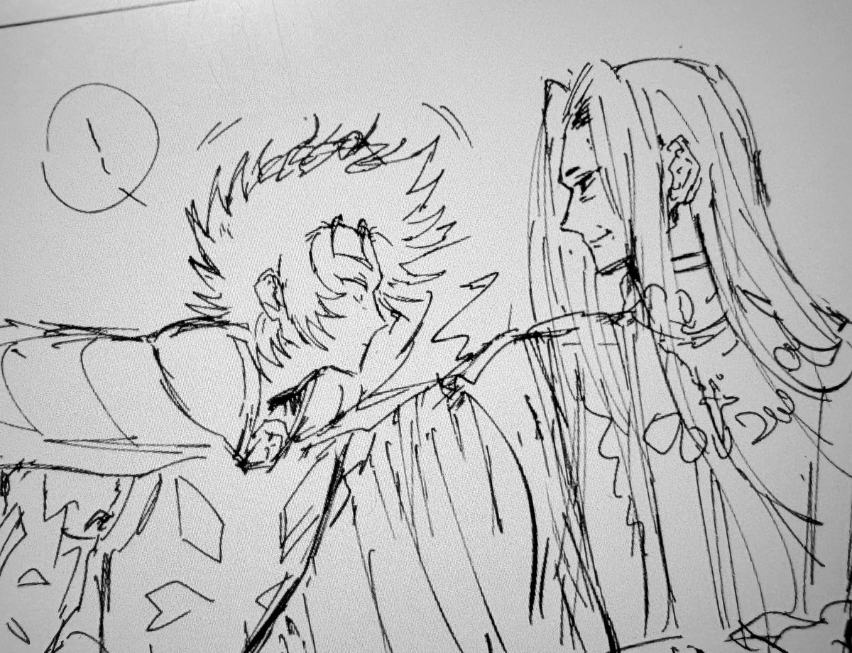 フォルダにめっちゃ昔に描いたであろう2人出てきた