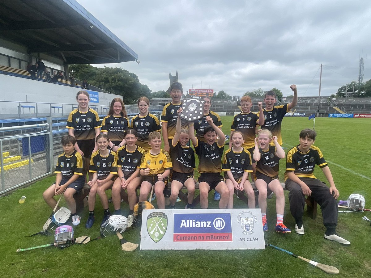 Comhghairdeas Bodyke/ Tuamgraney a super game and well done to Kilshanny/Kilfenora <a href="/bodykens/">Bodyke N.S.</a> <a href="/BodykeGaa/">Bodyke GAA</a>