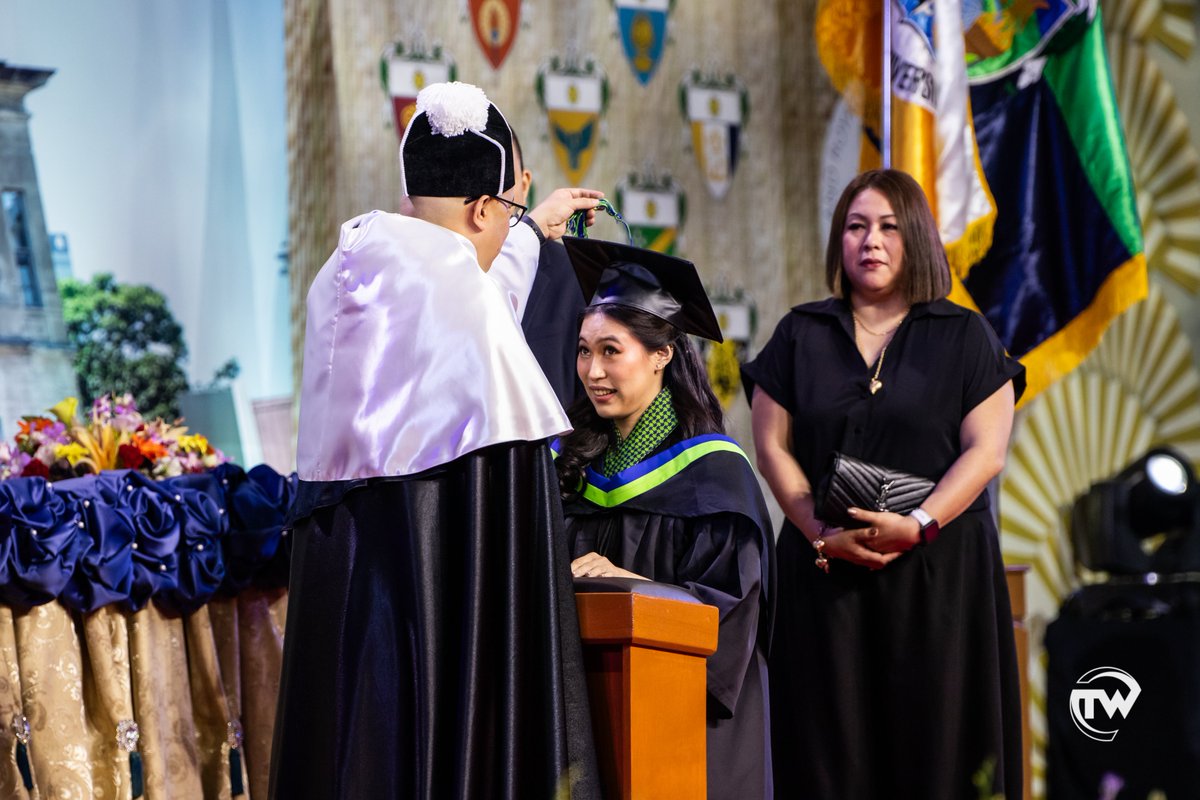 TomasinoWeb's tweet photo. RAISE THE NET, RISE ABOVE 🏐🐯

UST Golden Tigresses middle blocker Pia Abbu marches at the Quadricentennial Pavilion during the Solemn Investiture rites on Wednesday, June 11. https://t.co/y9xacJrlhM