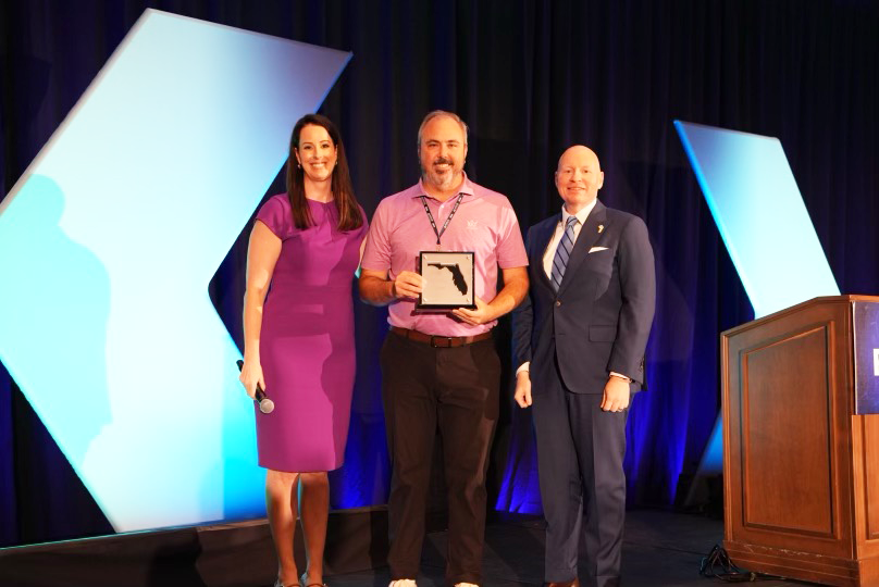 On Tuesday at #FICPAMEGA, we invited Sen. <a href="/JoeGruters/">Joe Gruters</a> to our main stage and honored him with our Legislative Champion Award. When the profession was under threat this Session, Sen. Gruters stood up for #CPAs across the state. Thank you for having our back when it mattered most!