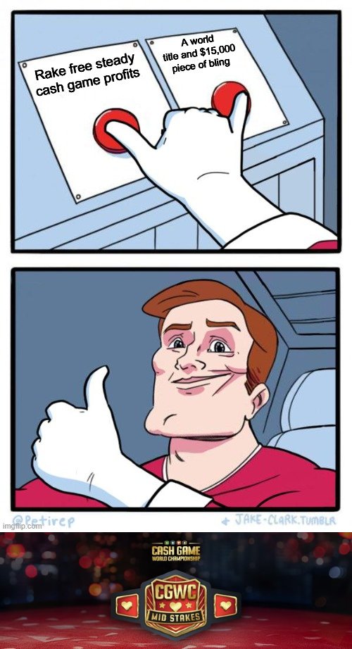 Cash game players don't have to decide between profit and glory any more.