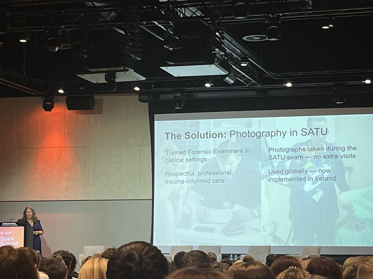 Amy Carroll (@happymadwifemum) on Twitter photo My pal Catherine Marsh,
National Nursing/Midwifery Fellow for Innovation/Clinical Nurse Examiner in SATU talking about ‘Changing the Lens: Transforming Care for Survivors of Sexual Violence"
Innovator ‘ what a wonderful solution!
👏👏 <a href="/ProgrammeSpark/">Spark Innovation Programme</a> #SparkSummit2025 My pal Catherine Marsh,
National Nursing/Midwifery Fellow for Innovation/Clinical Nurse Examiner in SATU talking about ‘Changing the Lens: Transforming Care for Survivors of Sexual Violence"
Innovator ‘ what a wonderful solution!
👏👏 <a href="/ProgrammeSpark/">Spark Innovation Programme</a> #SparkSummit2025