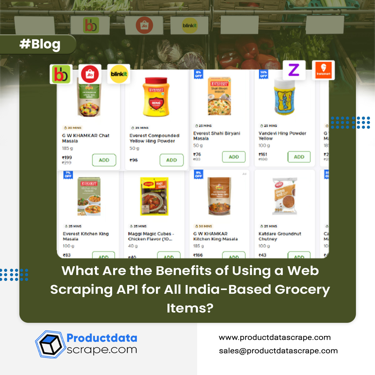 ProductScrape's tweet image. #WebScrapingAPI for All #India-based #GroceryItem delivers real-time,accurate data for smarter #Grocery business decisions
productdatascrape.com/web-scraping-aโฆ
#APISolutions #FMCGInsights #RetailInnovation #BusinessIntelligence #ConsumerData #TechForRetail #Automation #UAE #USA #UK #Germany