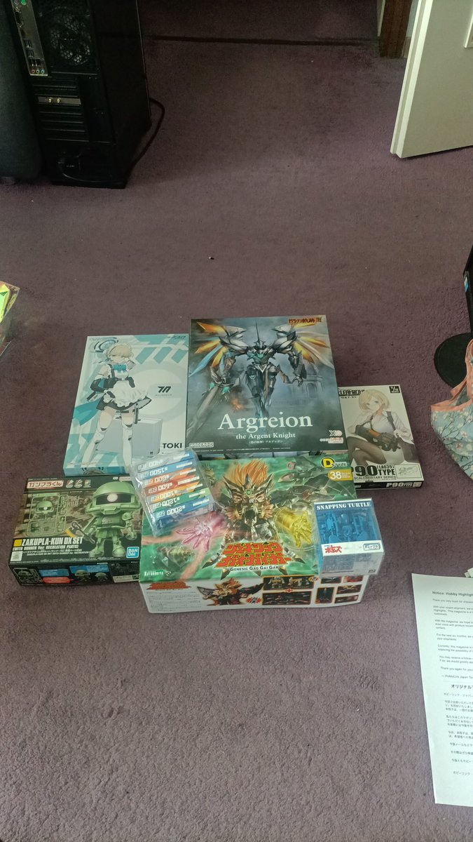PrinnyImposable's tweet photo. Stuff from Japan came in woot
#nopla #plamo #gunpla https://t.co/QOBzmHeMEp