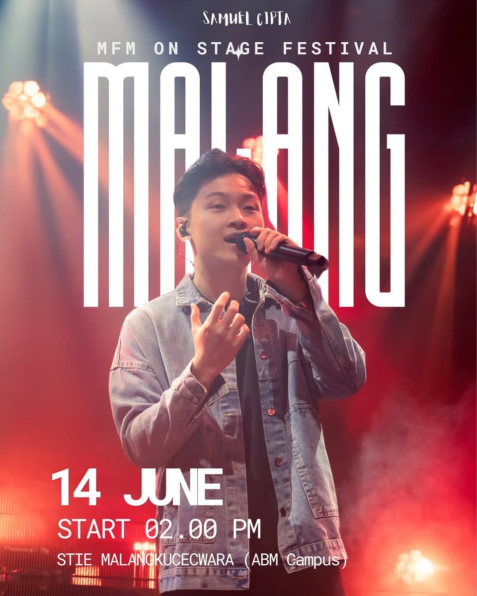 samunityofc's tweet image. MFM ON STAGE FESTIVAL MALANG 🔥

#samuelcipta