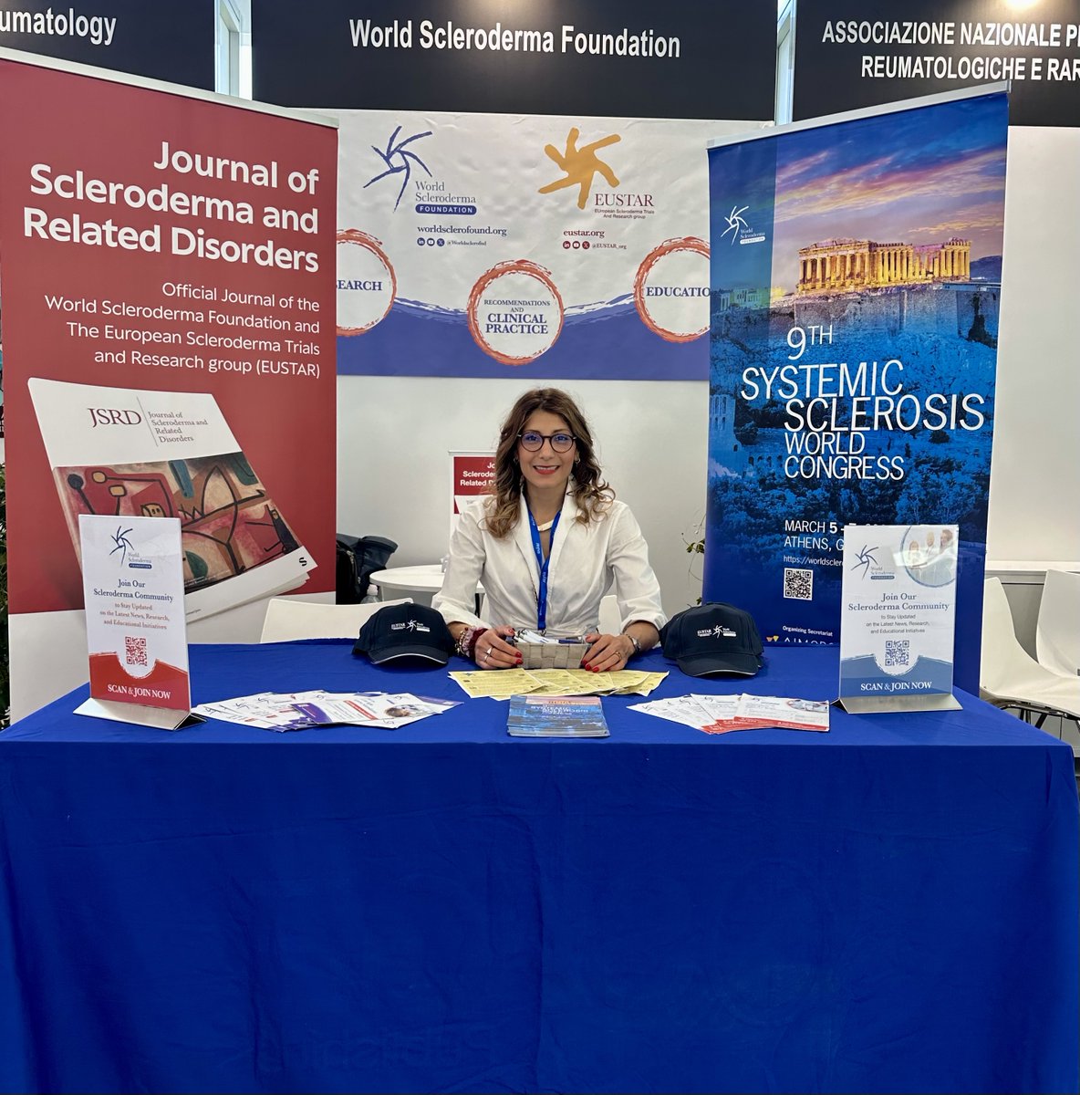 #EULAR2025 is LIVE in Barcelona! 🇪🇸
Come see us at Booth O19, Hall 8.1 🌍
🎤 Science sessions
🎥 Live interviews
💡 Grant opportunities
Join the World Scleroderma Foundation&amp; get the latest in #Scleroderma research!🔗 worldsclerofound.org/research/
#EUSTAR #MedicalResearch #WSF #Grants
